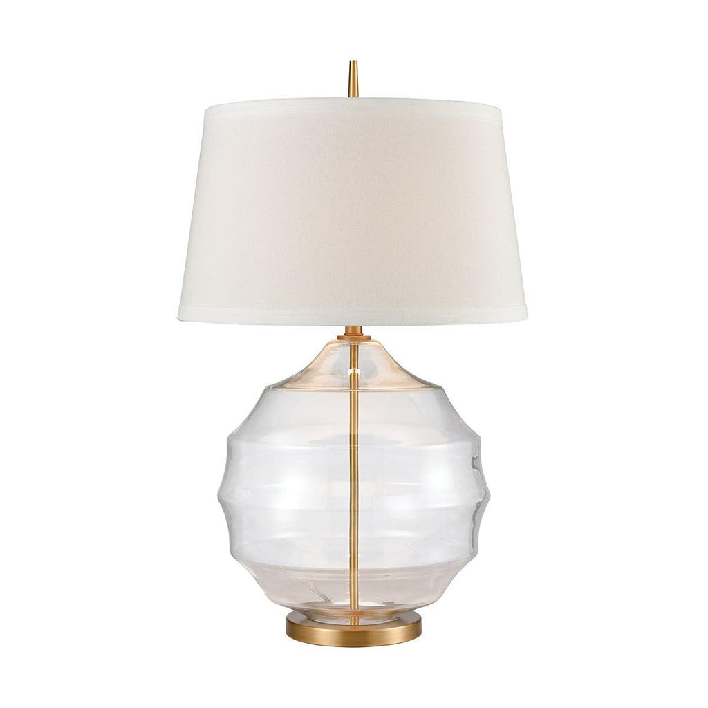 Hive Table Lamp In Matte Brushed Gold - Nest Interior Design