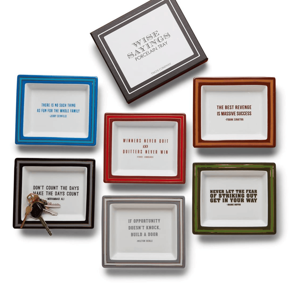 Desk Trays with Sayings - Nest Interior Design