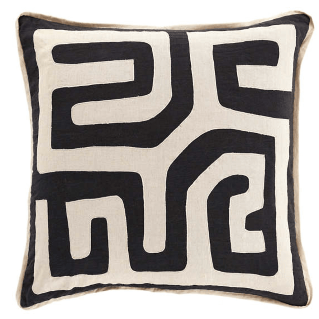 Tula Embroidered Pillow - Nested Designs