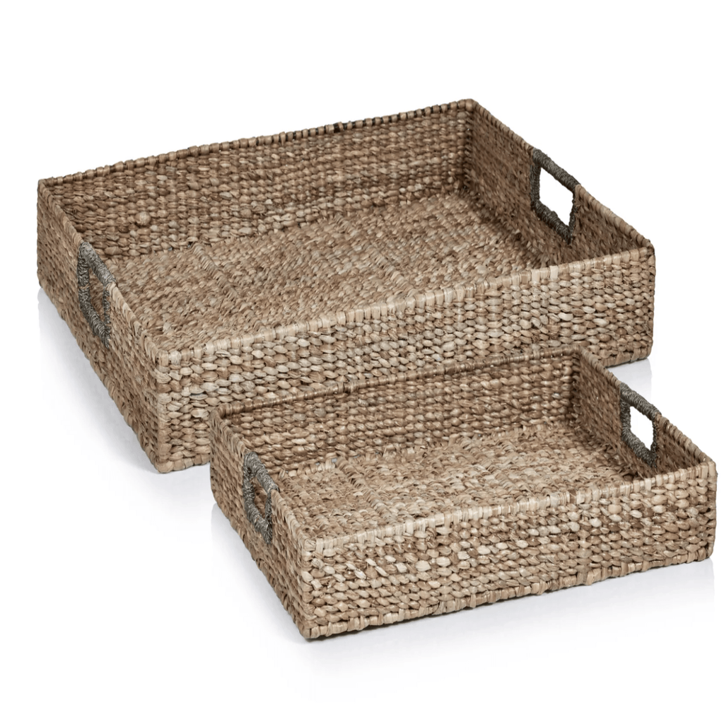 Matera Seagrass Serving Tray- Large - Nested Designs