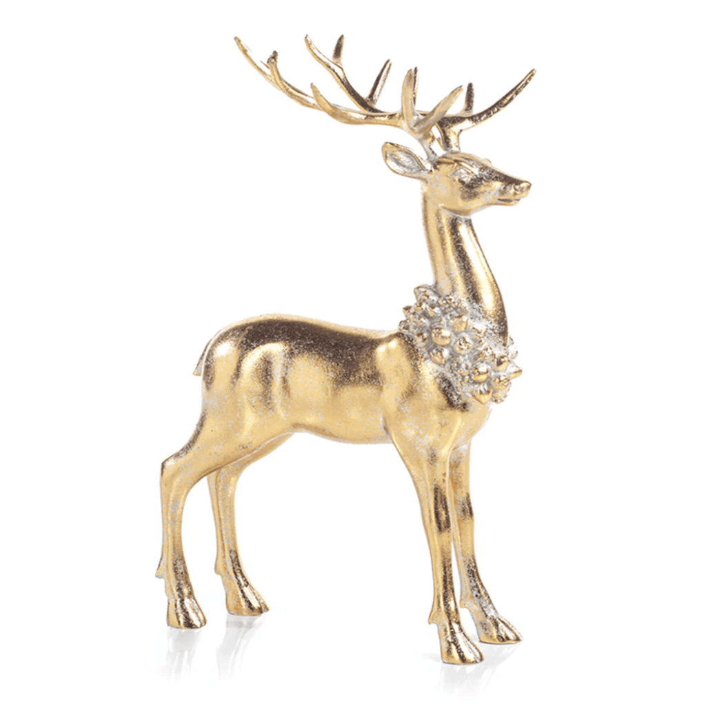 Deer with Ornamental Wreath- Large - Nested Designs