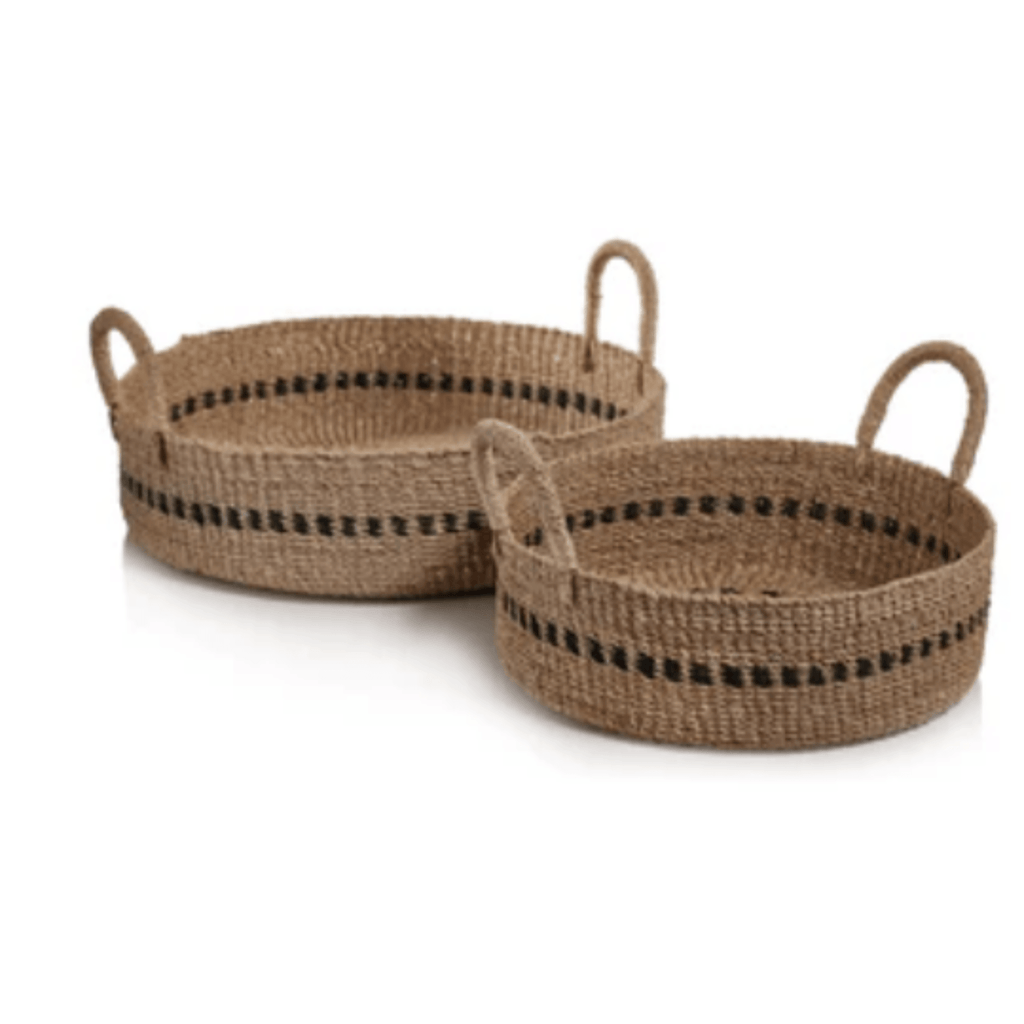 Abaca Basket Tray- Small - Nested Designs