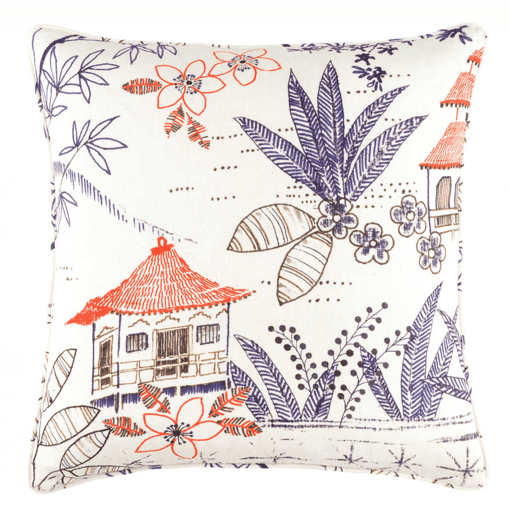 Tahitian Linen Pillow - NEsted Designs