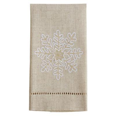 Snowflake Guest Towel - Nest Interior Design