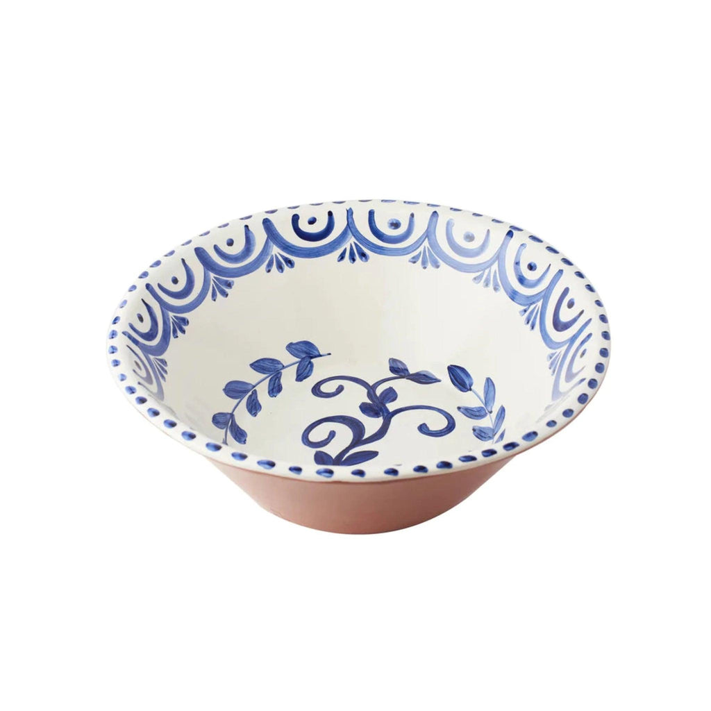 Casa Nuno Medium Blue & White Bowl - Nested Designs
