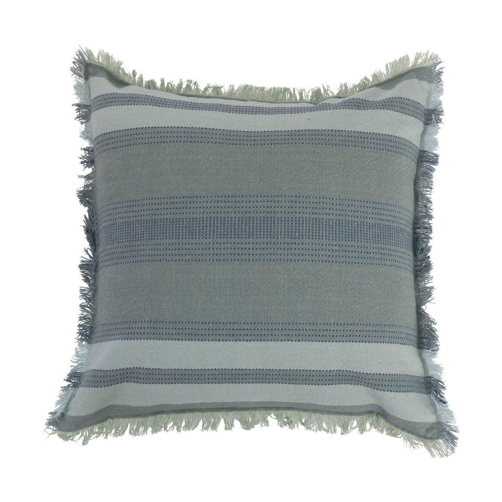 18" Woven Cotton Pillow - Nest Interior Design